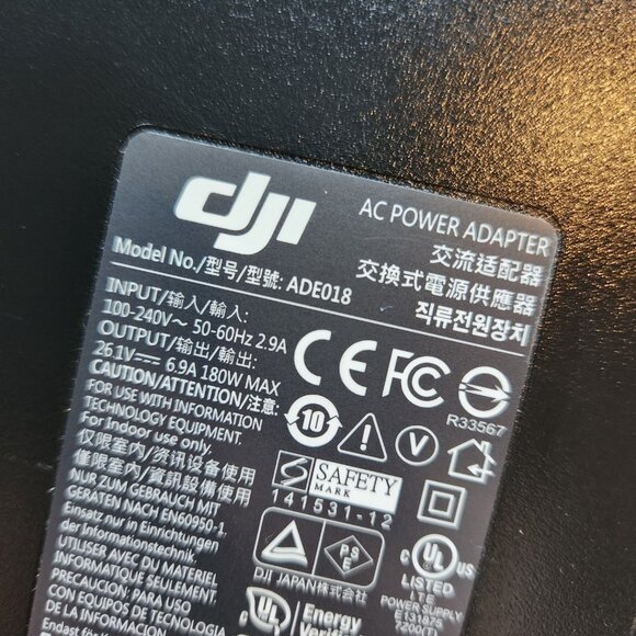 DJI ADE018 Inspire 1 Battery Adapter Charger 180W Remote Control Power WORKS - Picture 3 of 8